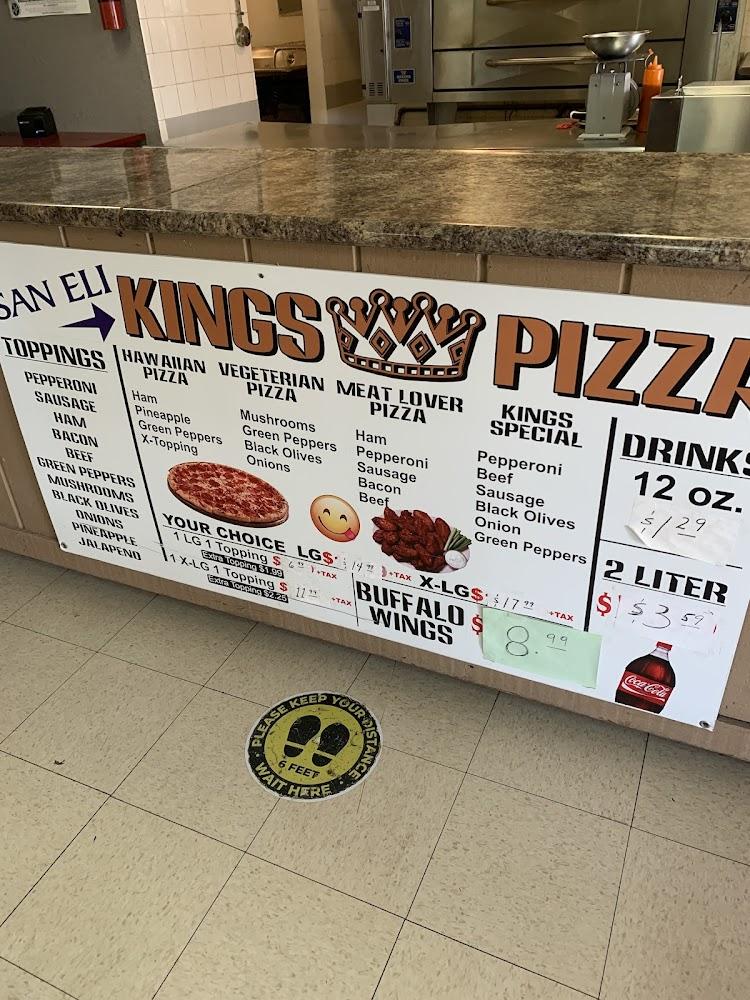 Kings Pizza San Elizario Menu image 1